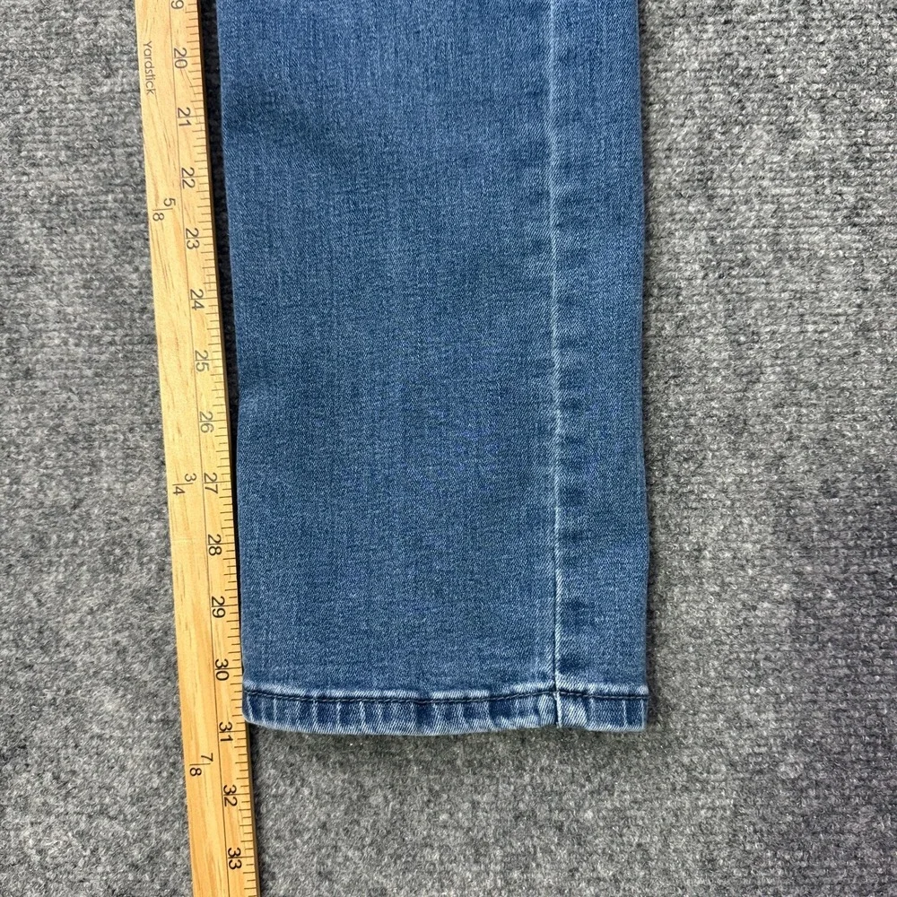 Steve's Jeans Mens 32x32 Medium Wash Straight Leg Stretch Denim Faded Whiskered
